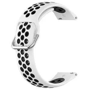 20MM Sports Watch Band Compatible with SUNNTO 3/5 (BLACK DOT WHITE)