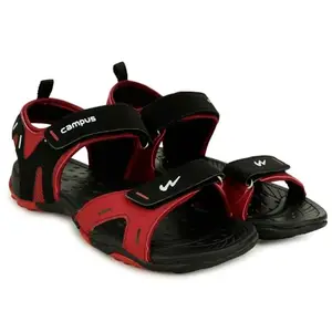 Campus Men's 3K-SD-053A Rust/BLK/WHT Outdoor Sandals - 10UK/India 1 Pair