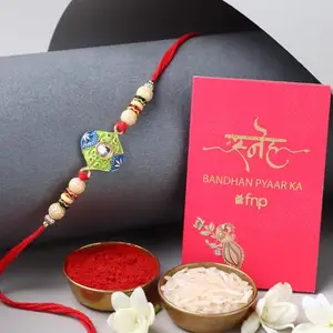 fnp Mystic Waters Meenakari Rakhi