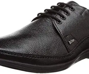 Lee Cooper Men Black Leather Formal Shoes-10 UK (44 EU) (11 US) (LC1557B1)