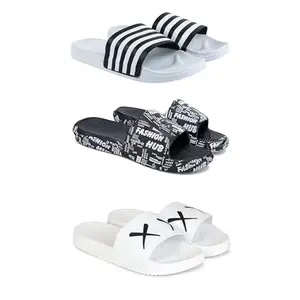 Men's Sandals | Lightweight Wear| Stylish & Easy to Wear For Men's PCV-San-(3-COMBO)-3026-3103-3029-9