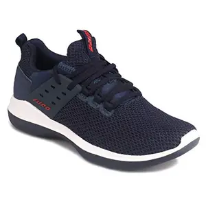 FURO Sports Eve.Blue/H.R Red Men Sports Shoes Lace Up Walking W3023 F014_10