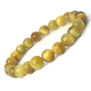 Reiki Crystal Products Stone Reiki Healing Bracelet for Unisex Adult (Yellow)