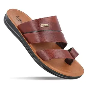 WALKAROO Men's Slip On Comfort Flip-Flop - WGP53040 Tan