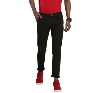 Brand: The Indian Garage Co The Indian Garage Co Men Slim Fit Solid Mid-Rise Stretchable Jeans