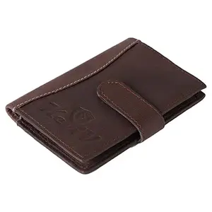 Keviv RFID Blocking Genuine Leather Credit Card/Debit Card Holder for Men & Women - 18 Card Slot (11 x 8 x 1 cm.) Brown ||||