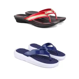 Women's Sandals | Lightweight Wear| Stylish & Easy to Wear For Women'S PCV-SAN-(2-COMBO)-1958-1859-5-EURO-36