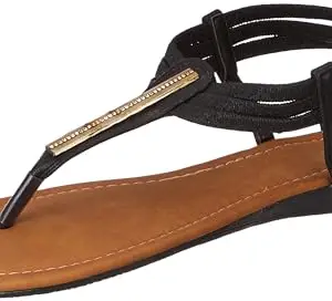 Bata Women's DEBRA Fashion Sandals (6616107_BLACK_7 UK)
