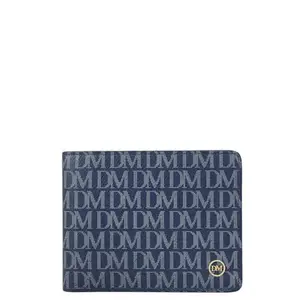 Da Milano Leather RFID Wallet for Men with Multicard Slot - Blue (10379)