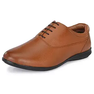Burwood Men BWD 106 Tan Leather Formal Shoes-6 UK/India (40EU) (BW 108)
