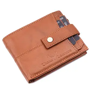 URBAN LEATHER RFID Protected Premium Leather Wallet for Men | Gifts for Men (Vintage Tan)