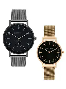 Joker & Witch Eleanor & Park Couple Watch Gift Set for Men and Women