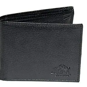 Leather Junction Black Men's Formal Wallet (21406000C)