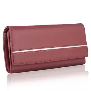 ALSU Women's Peach Hand Wallet Clutch_klm-007pch