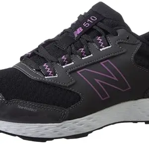 New Balance Womens 510 Running Shoes, Black Grey, 5 UK