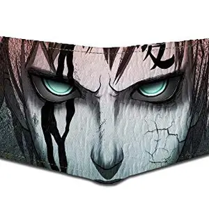 FASHION DUET Fashionduet Canvas Wallet for Men,Boys.6 Card Holder Wallet Black,Genuine Leather Stylish bi-fold Canvas Printed Designer Multicolor Genuine Leather Wallet and Purse Card Holder