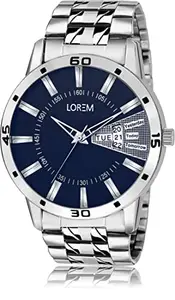 LOREM Blue Day Date Analog Watch for Men LR102