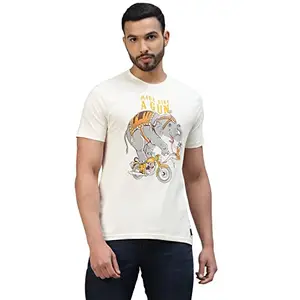 Royal Enfield Circus Graphic Tshirt Off-White