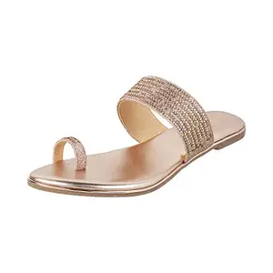 Mochi Womens Synthetic Chikoo Slip Ons (Size (4 UK (37 EU))