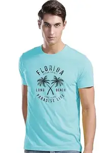 royal traders HW-Printed- Tshirt-LITE Blue