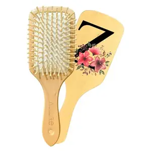 Allure Personalised Letter Z Paddle Hair Brush