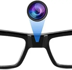 Sekuai Spy Camera Glasses with Audio Video Support Up to 32GB TF Card 1080P Glasses Portable Video Recorder Spy Specs Indoor Outdoor Camera