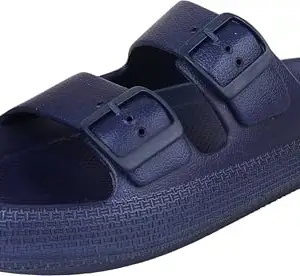 TRV Coco-pace-2 Blue Men's Lightweight Comfortable Sliper|Slides | EVA Slipper Chappal for Men-10 Kids UK