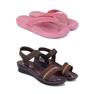 Women's Comfortable Sandal,Casual Lightweight Sandal for Everyday Wear | (COMBO-2)-1980-1933-8-EURO-39