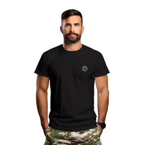Tantra Yantra Om Black Subtle Men Round Neck Printed Tshirt (Small)