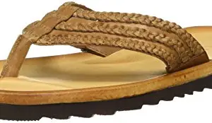 Ruosh Men's Tan Leather Sandals-7.5 UK/India (41 EU) (AW17 Wave 01A)