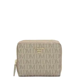 Da Milano Mini Leather Wallet for Women - Chalk