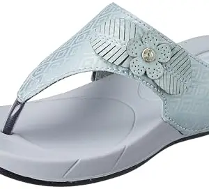 Aqualite Women FFD-06 Slipper, Firozi Beige, 5 UK/India