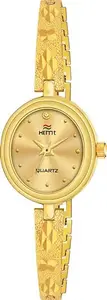 HEMT Gold Dial Analog Watch for Women - HM-LR5007-GLD-CH