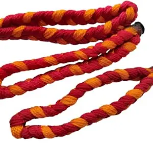 MKDYNAHMICS Traditional Raksha Sutra Wrist Band for Men, Red and Yellow Braided Cotton, Pack of 3