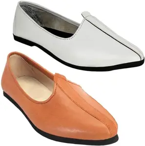 Vitoria Derby Shoes for Men | Shoes for Men with PU Sole | Comfortable & Lightweight |Durable & Trendy Design | Size : 7 | Color : White-Tan,VTR_3001_Jutti_TanWht_2J_7