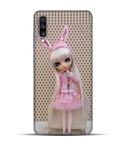 Coolet Cute Barbie Doll Design | Printed Hard Back Case and Cover for Samsung Galaxy A70 / Samsung Galaxy A70s Stylish Cover for Your Smartphone