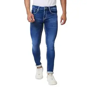 Spykar Men's Skinny Fit Low-Rise Casual Jeans
