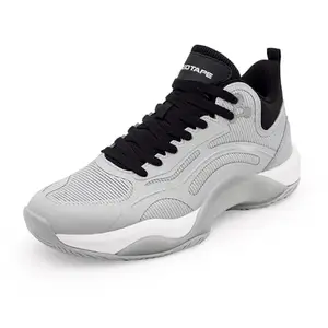 Red Tape Lifestyle Casual Shoes for Men | Elegantly Rounded Front, Soothing Insole & Impact-Resistant Comfort_8 Grey/Black