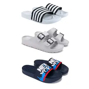 Men's Sandals | Lightweight Wear| Stylish & Easy to Wear For Men's GP-San-(3-COMBO)-3026-3114-1587-6