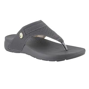 WELCOME FM-106 Women's Slippers/FlipFlops Lightweight Super Flexible Arch Support Durable Anti Skid & Stylish Dailywear Slippers/FlipFlops for Women W-FM-106-GRY_5