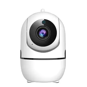 Smart Home Security Camera with 360 View, Night Vision, 2-Way Audio, Motion Tracking and Siren, Compatible with BNC