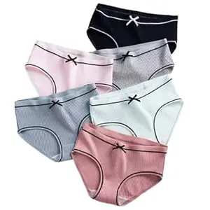 LOURYN KOULYN Women Cotton Hipster Panty Combo | Soft Stretchable Breathable Underwear | Mid Waist Comfortable Ladies Briefs