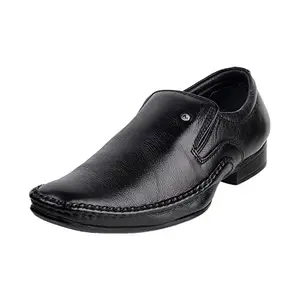 Metro Men Black Synthetic Leather Formal Shoes UK/7 EU/41 (19-6785)