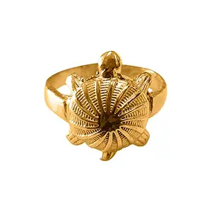 SH Fashions Panchaloha (Impon) Tortoise Design Bronze Ring