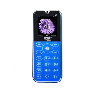 MTR M7 32 MB RAM | 32 MB ROM Dual SIM, Full Multimedia, Bright Torch, Auto Call Record, Mobile3.66 cm (1.44 inch) Display 0.03MP Rear Camera 1100 mAh Battery (Blue) price in India.