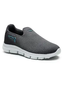 URJO FIITNESS 7 Men’s Super Flexible Lightweight Synthetic Slip-On Running, Walking & Gym Shoes | Breathable Casual Comfort for Everyday Use (URJO by Welcome) URJO-M-FIITNESS-7-GRY_9