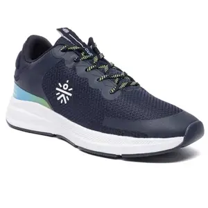 CULT Men's SwiftStride Running Shoes, Breathable Mesh, Lightweight,Enhanced Cushioning, Anti Skid Outsole, Multi-Directional Flexibility, Sports Footwear for Men (CS703918UK6_Navy_UK6)