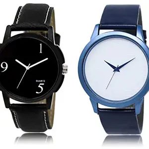 The Shopoholic Analog White Blue Dial Watch(WAT-LR-41-208-CMB)