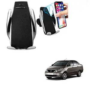 Kozdiko Car Wireless Car Charger with Infrared Sensor Smart Phone Holder Charger 10W Car Sensor Wireless for Tata Indigo
