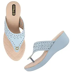 ASWELL New Covering Heels (Sky Blue, Numeric_3)